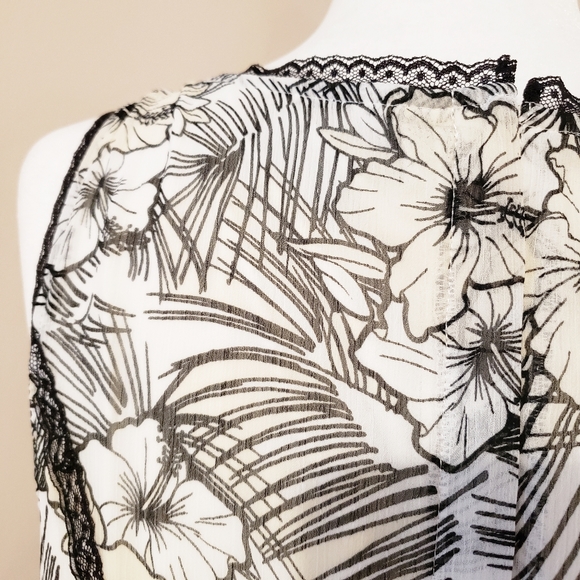 MAX STUDIO | FLOWY CHIFFON FLOWERED MAXI DRESS, 12 - Picture 6 of 13